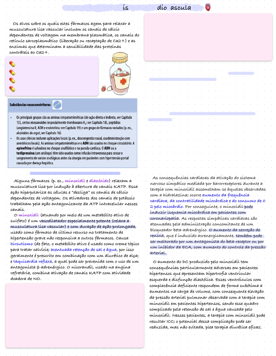 Farmacologia do Sistema Cardiovascular - Farmacologia Aplicada