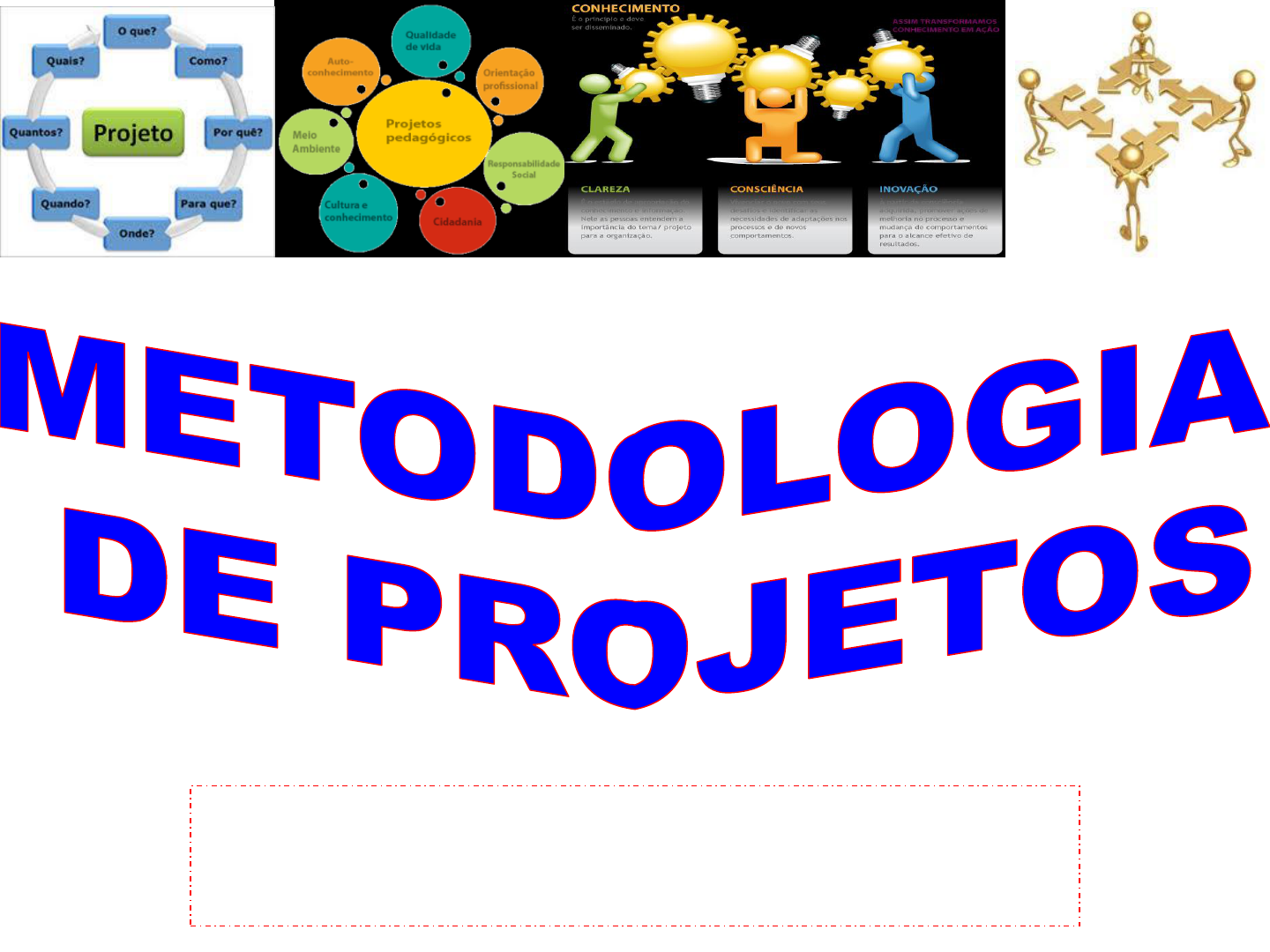 O ENSINO PELA METODOLOGIA DE PROJETOS - Projetos