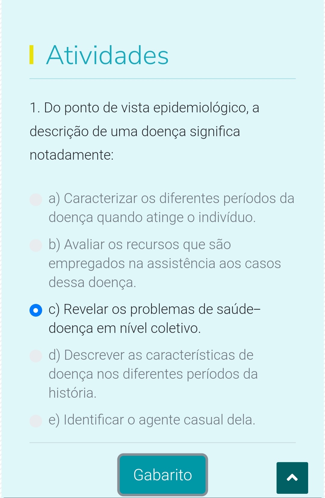 Epidemiologia E Estatística Fundamentos De Estatistica E Epidemiologia Estacio 0735