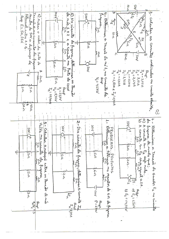 Metodos De Resolução De Circuitos - Circuitos Elétricos I