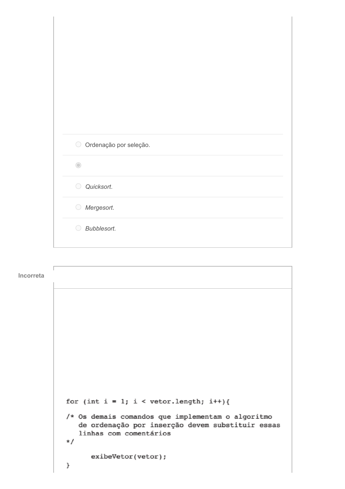 Aula - 05 - Ordena o - Bubble Sort