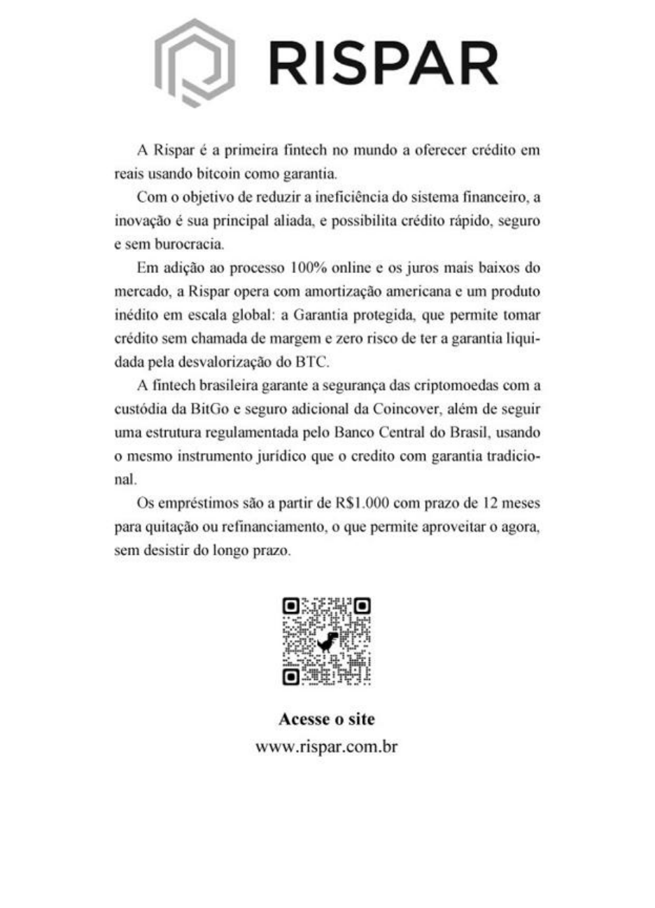Grátis: Bitcoin: Renascimento Moral e Tecnológico - Material Claro e  Objetivo em PDF para Estudo Rápido
