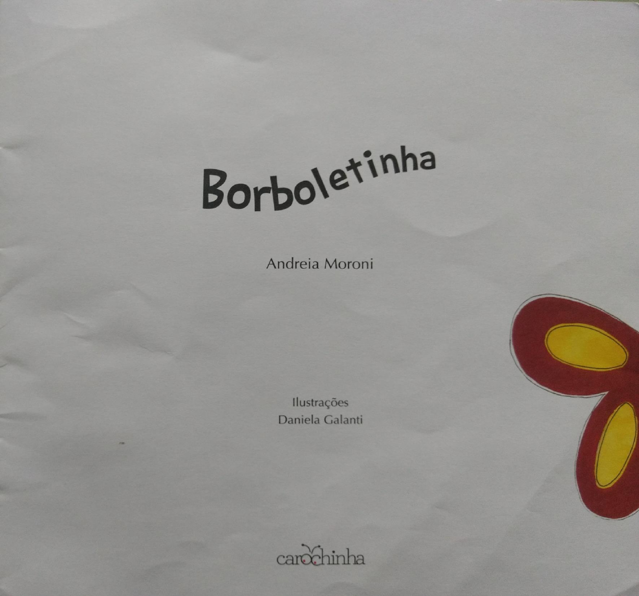 Livro- borboletinha - Pedagogia