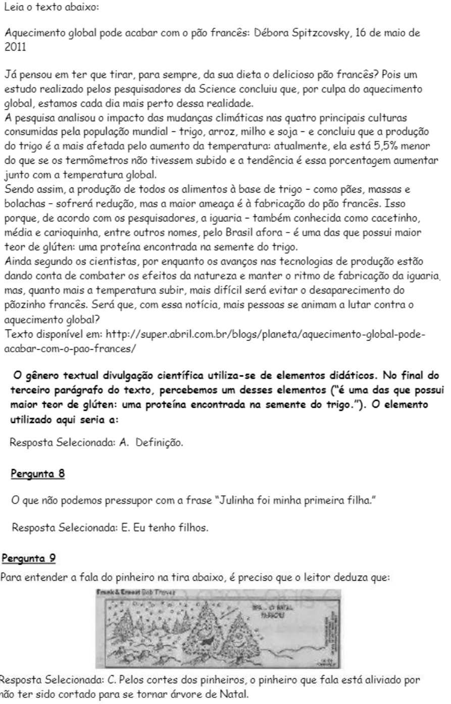 Apanhado De Comunicação E Expressão - Respostas - Comunicação E Expressão