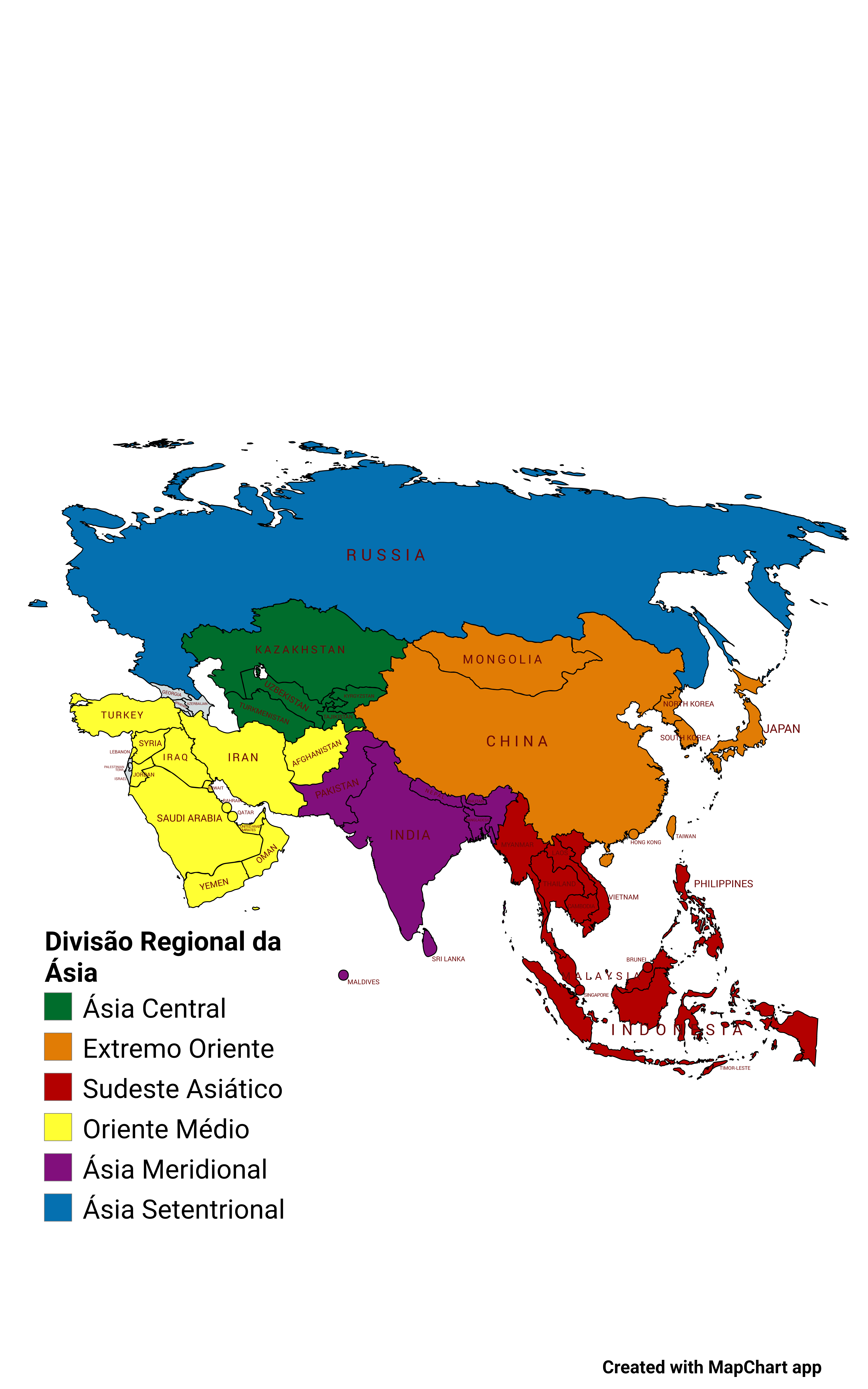 Divisão Regional Da Ásia Geografia 0579