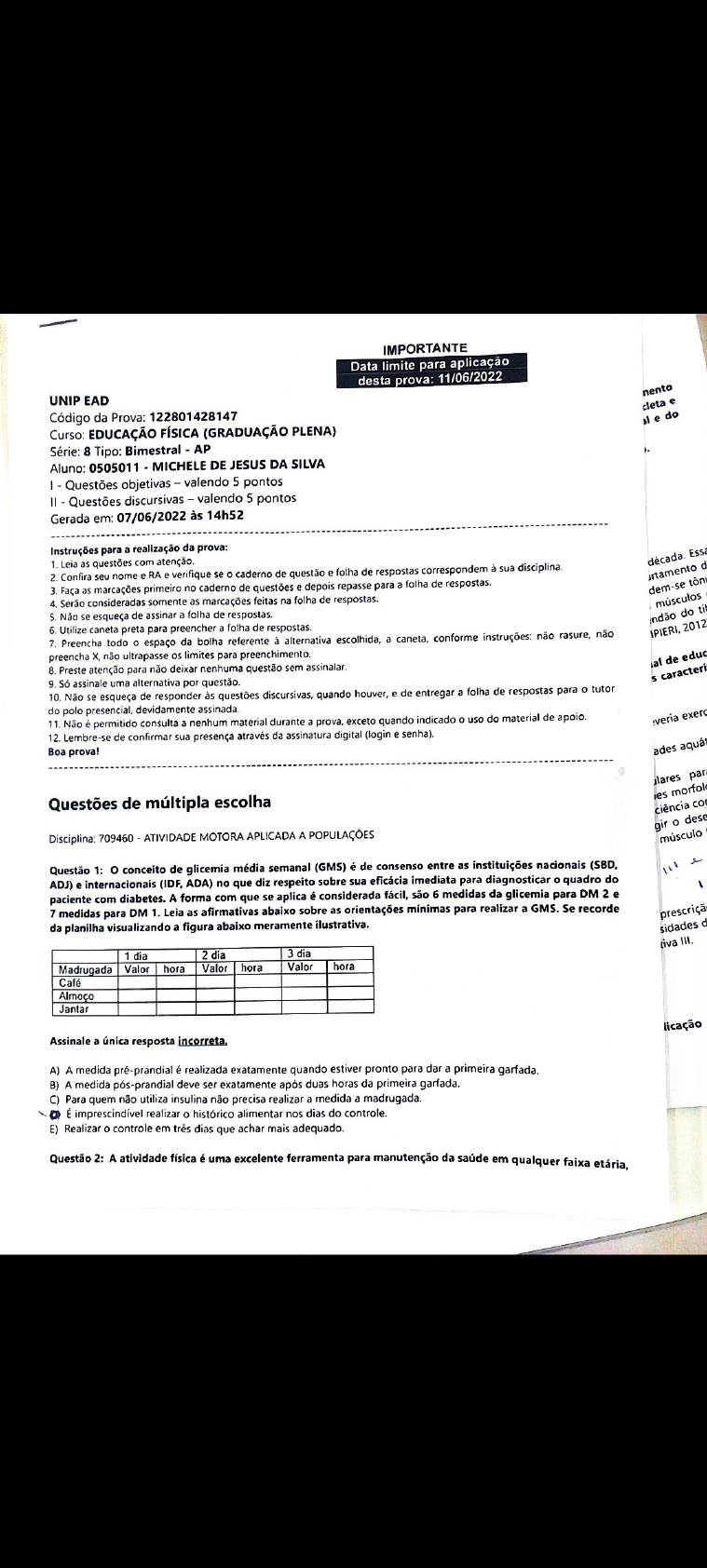 Atividade Motora Aplicada Ao Esporte Fisiologia Aplicada A Atividade Motora