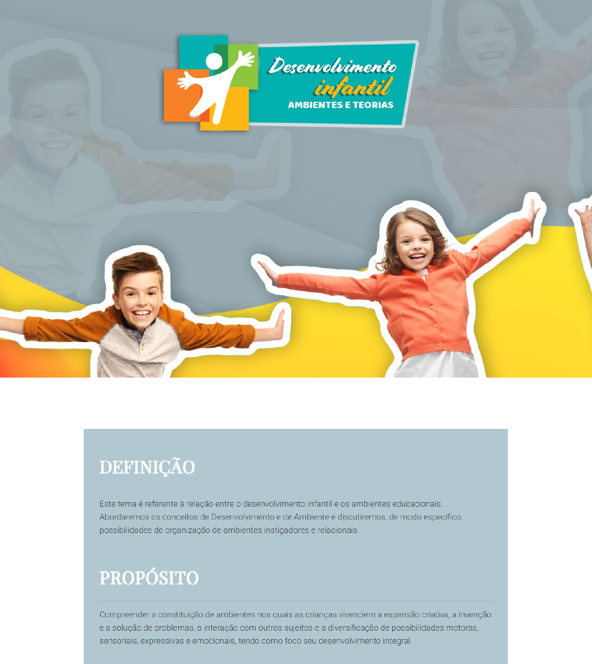 PDF) Fundamentos do desenvolvimento infantil