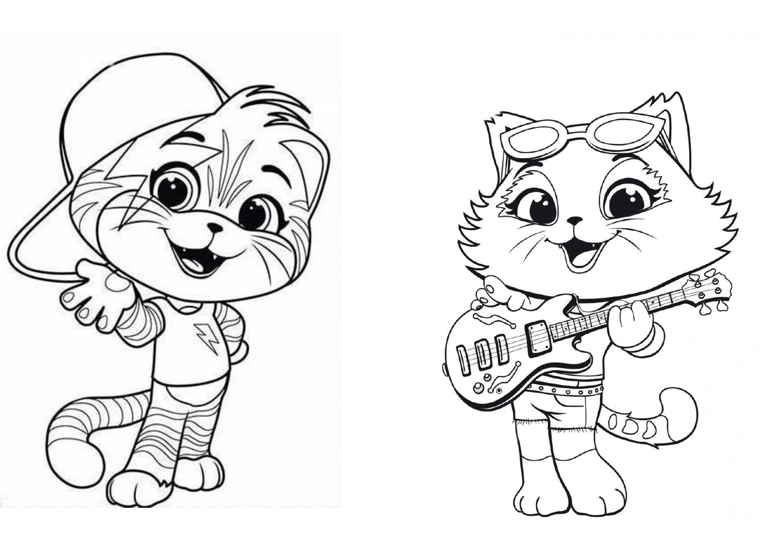 Gatinho para colorir  Atividades infantis, Atividades, Atividades de creche