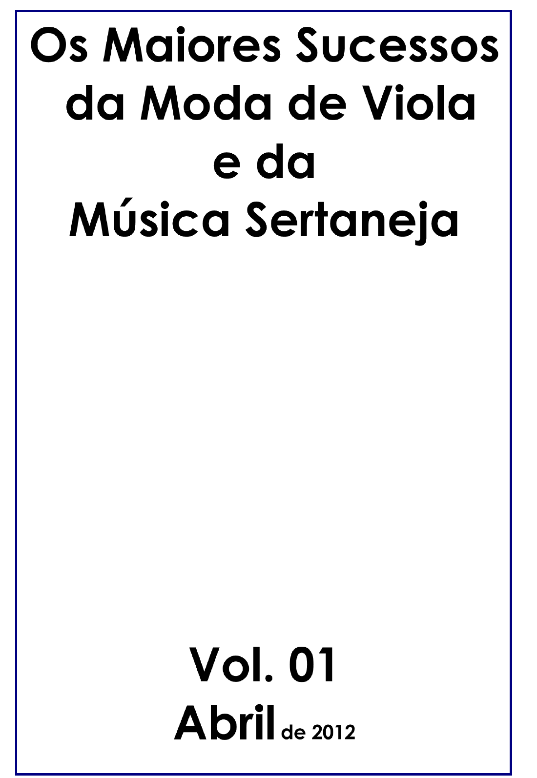 Milionário e José Rico - Cifra Simplificada