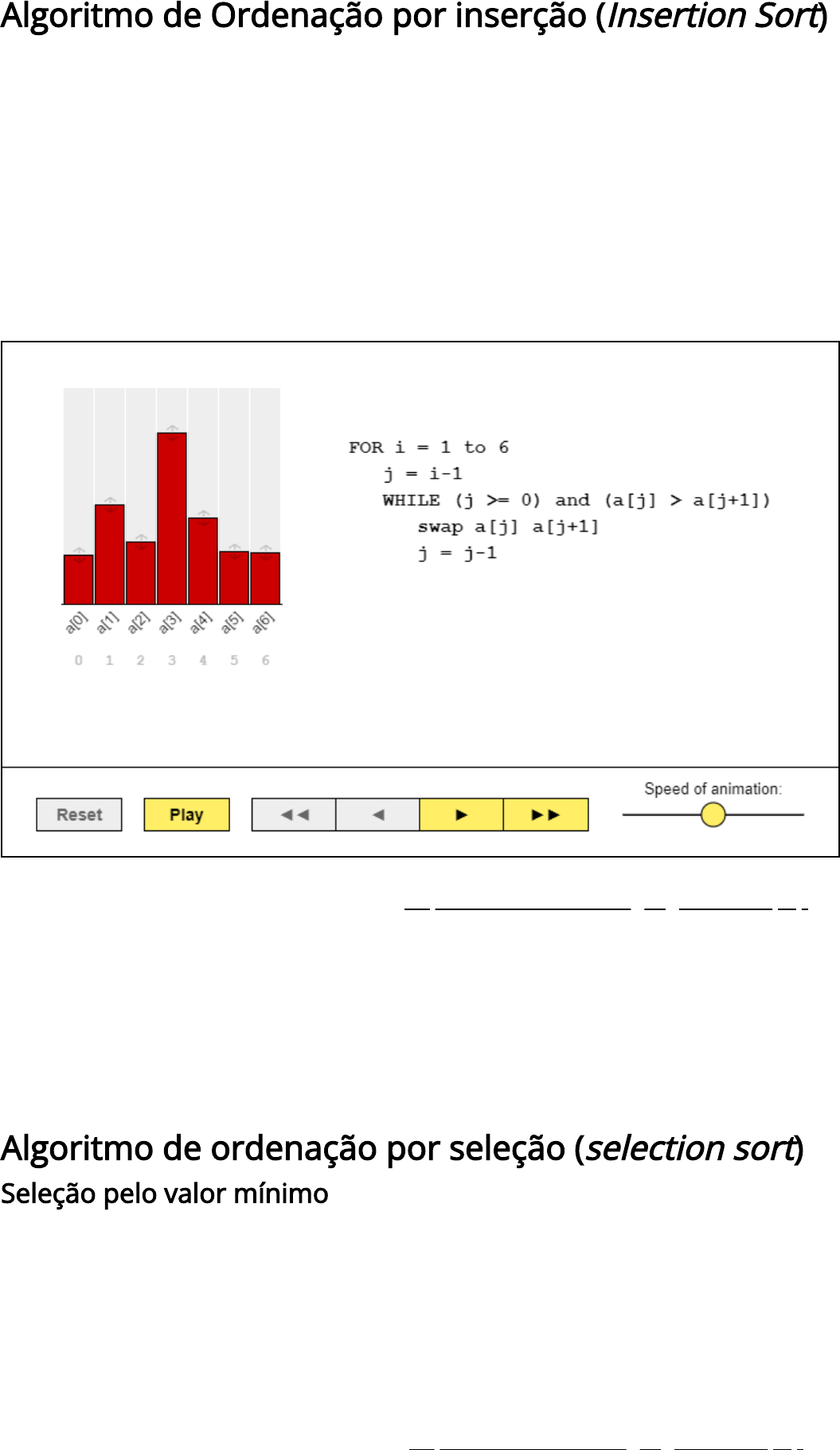 De Ordenação: Classi Cação Dos Algoritmos, PDF, Algoritmos