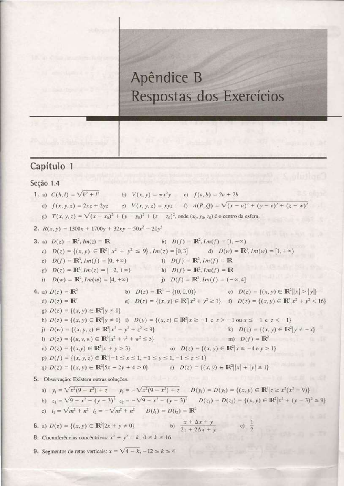 Cálculo B - Diva Flemming Respostas Dos Exercícios - Cálculo II