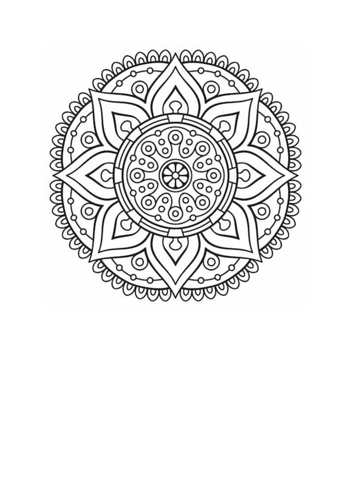 Compra online de 1pc desenho pintado à mão mandalas padrão livro para  colorir para mulheres homens livros de alívio de estresse