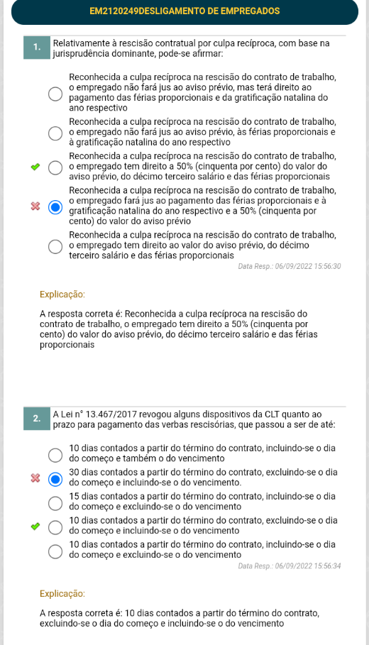 exercício Práticas Trabalhistas Rh