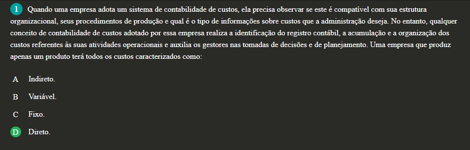 Questão 01 - Processos Gerencias