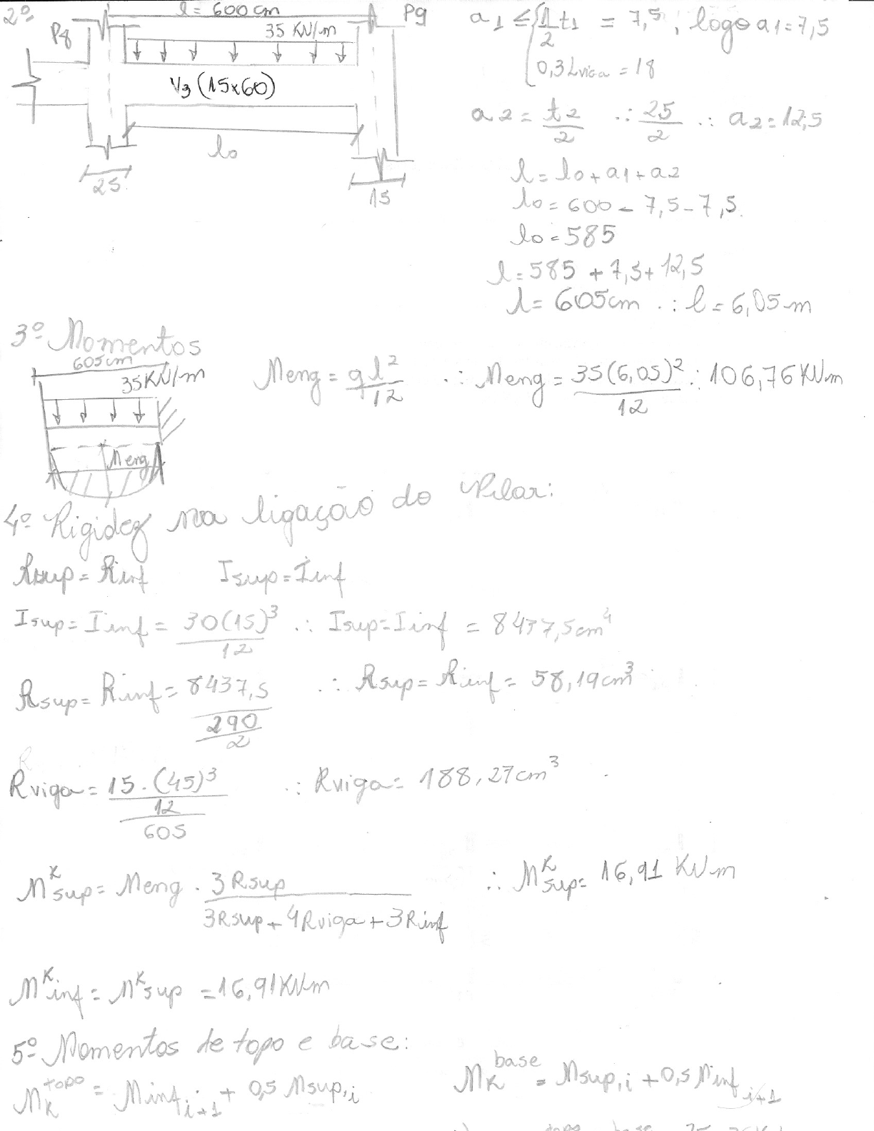 Exercícios ESTRUTURAS EM CONCRETO II - Estruturas De Concreto II