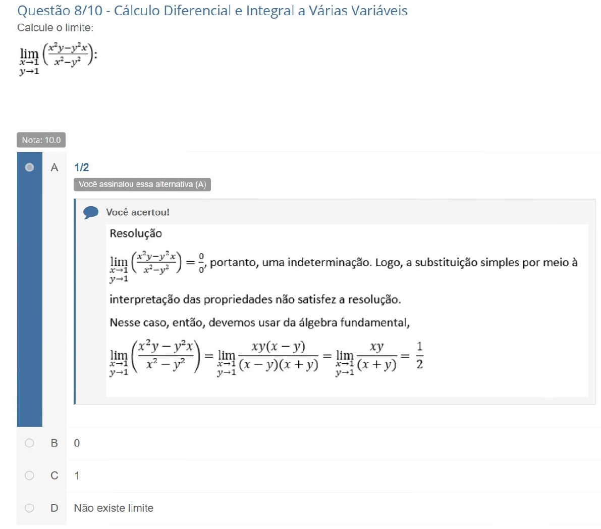 lim - Calculo Diferencial e Integrado