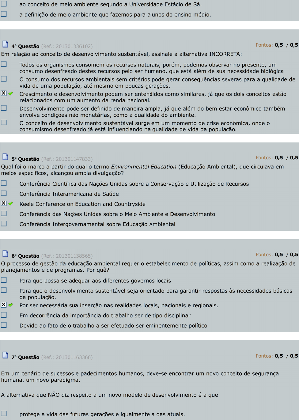 Avaliando O Aprendizado - Educação Ambiental-79 - Educação Ambiental