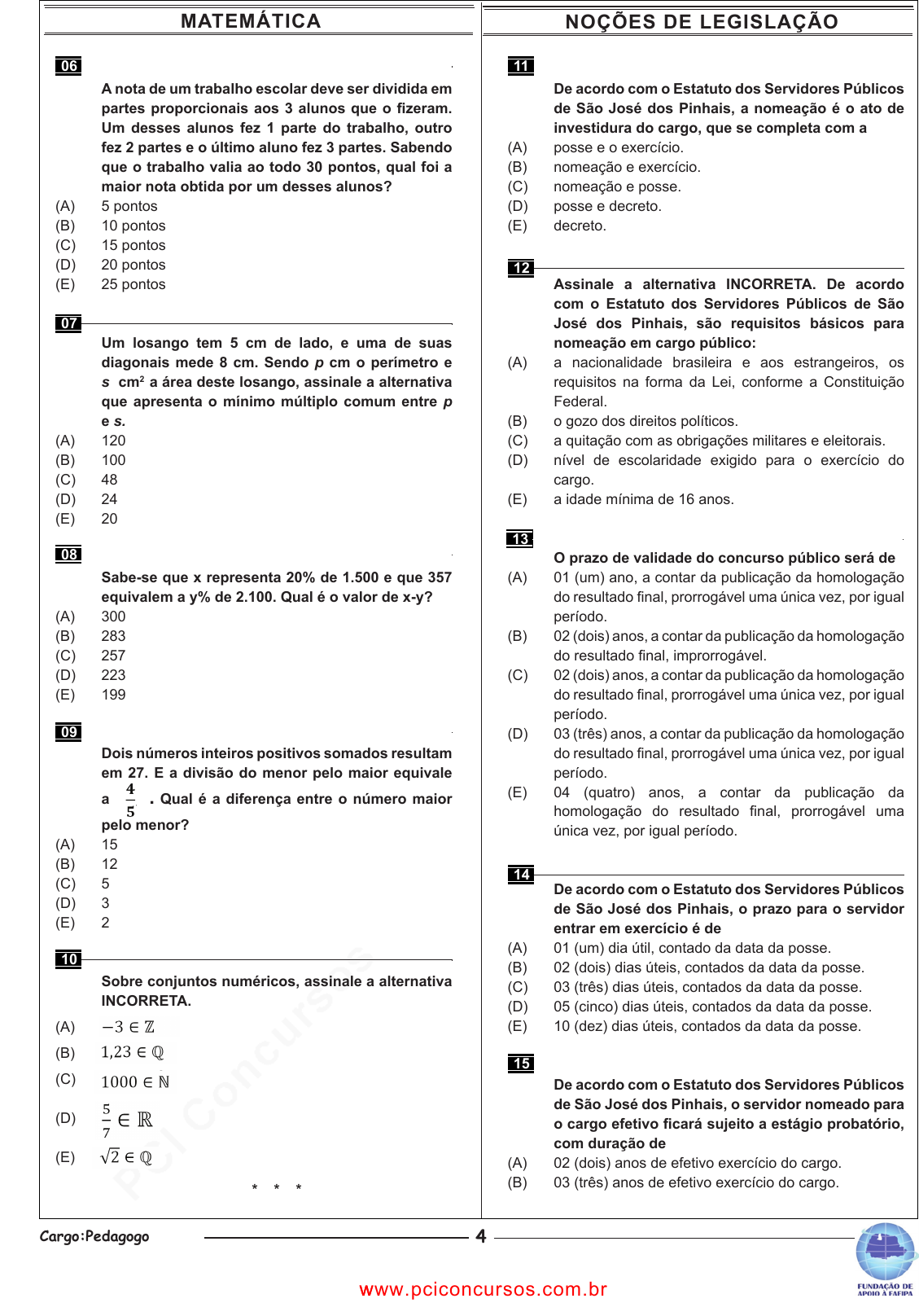 🔽(PROFFMAT) PORCENTAGEM - Numa classe de 50 alunos, 36 foram aprovados. 