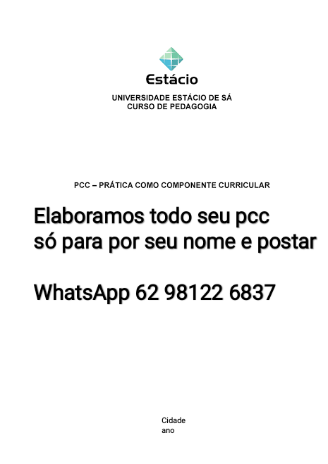 Pcc Estácio Currículo Teoria E Prática 2022 Estácio