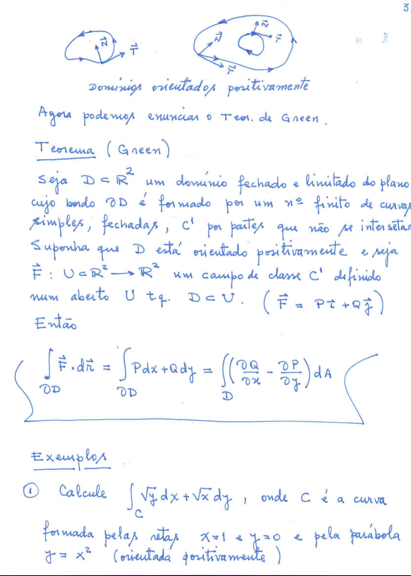 Teorema De Green - Cálculo III