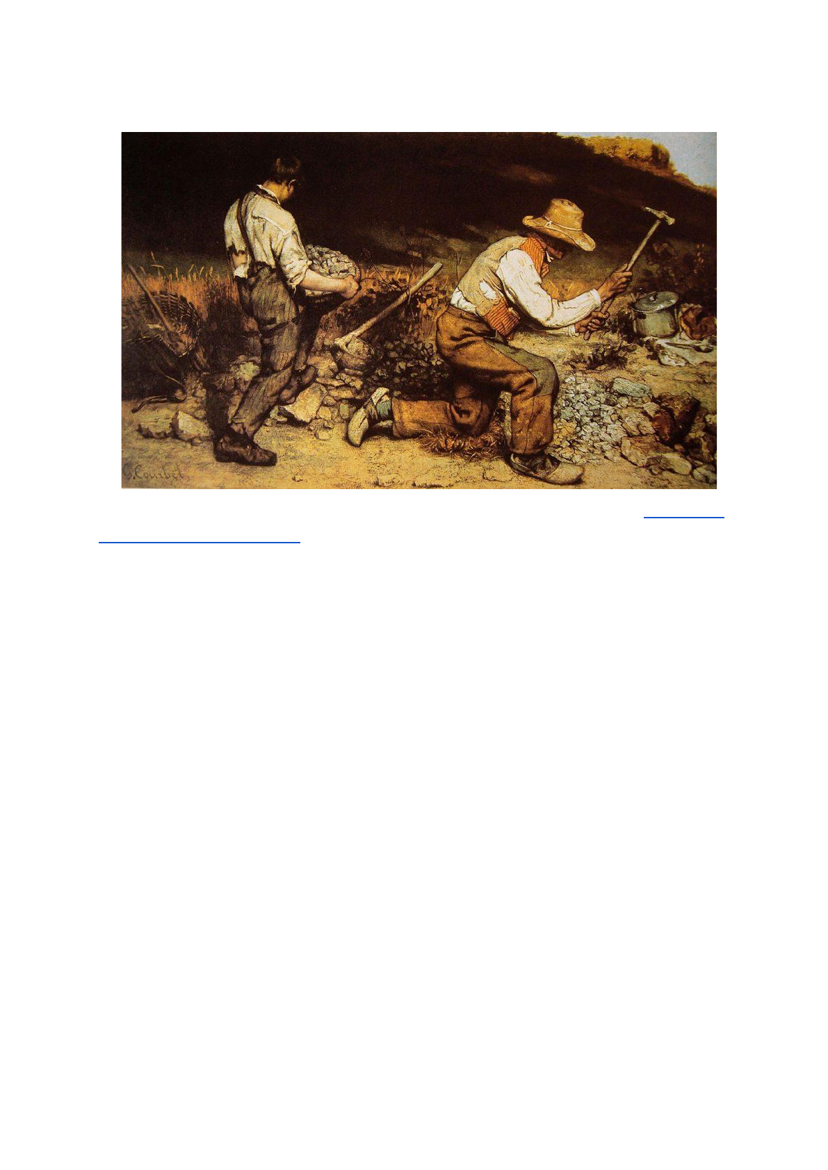Os Quebradores De Pedras Gustave Courbet Gustave Courbet: Biografia
