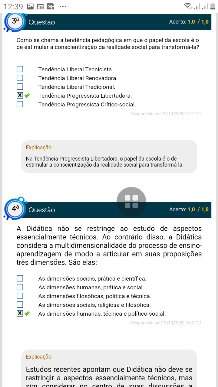 Simulado - Didática