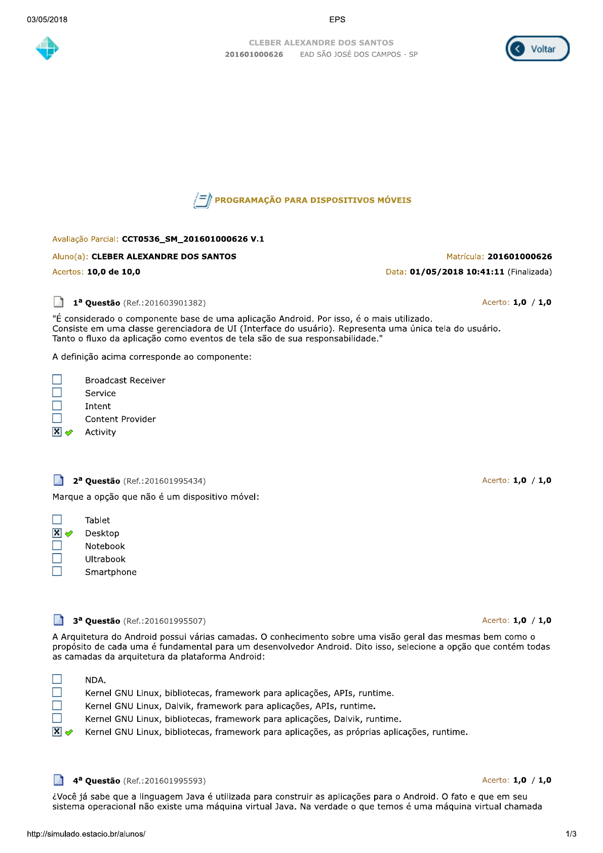 Programação para dispositivos móveis Aula 04 39 páginas