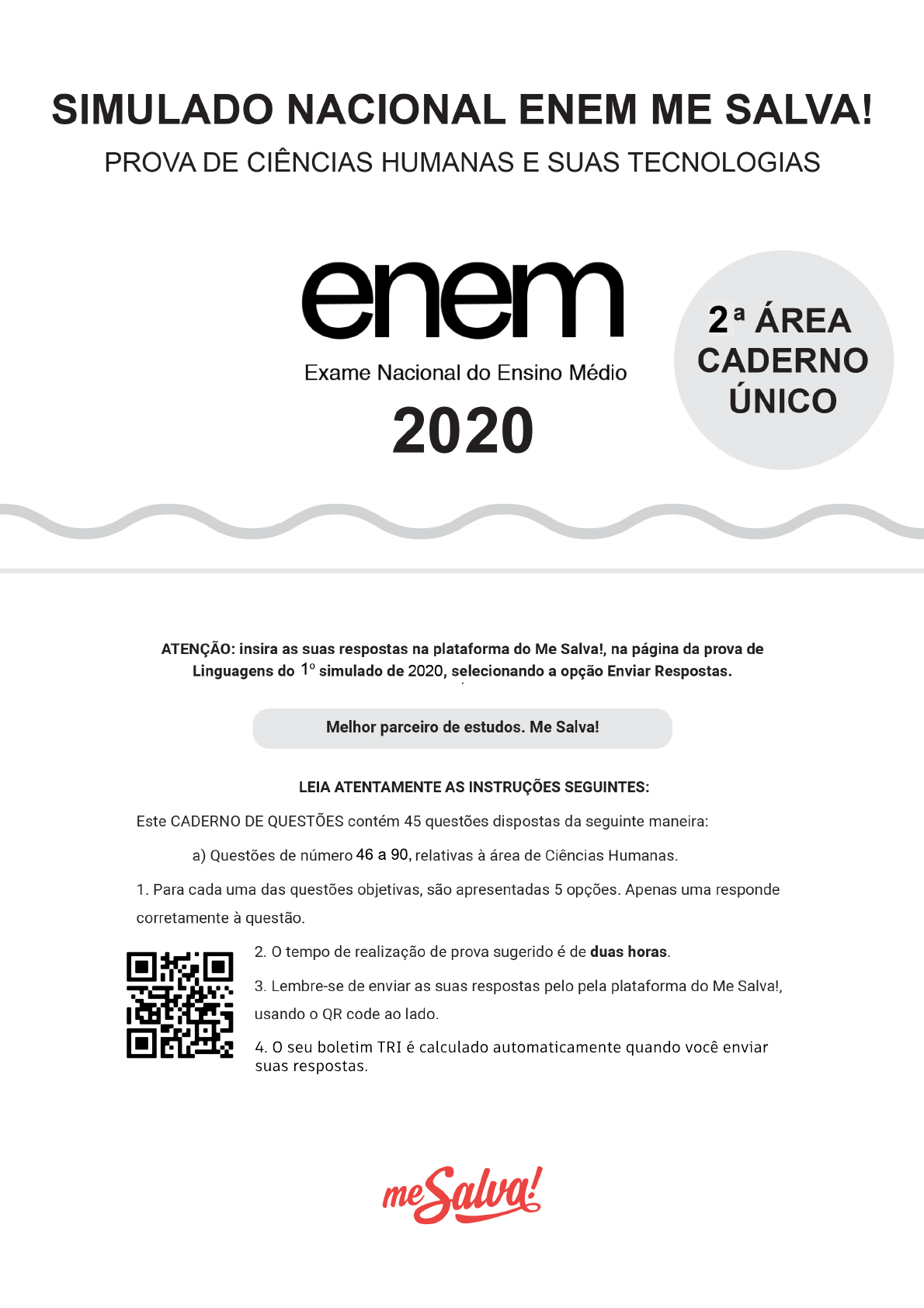 Materiais de Estudo Gratuitos Enem 2023 - Me Salva!